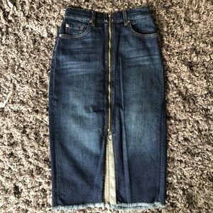7 For All Mankind Jean Skirt